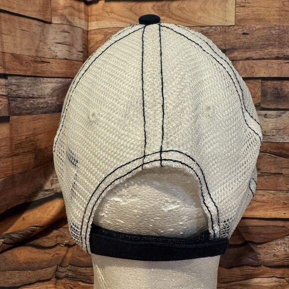 FiberMax Cotton Seed Hat Cap Mesh BASF Agriculture Farmer Promo Navy Adjustable - Picture 3 of 8